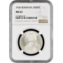 Romania 25000 lei 1946, NGC MS63, "King Michael I (1940 - 1947)"