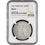 Portugal 400 Reis 1807, NGC MS63, "Prinzregent Joao VI (1799 - 1816)"