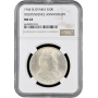 Slovakia 50 korun 1944, NGC MS63, "5th Anniversary of the Slovak Republic"