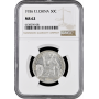 Indochina 50 cents 1936, NGC MS62, "French Indochina (1885 - 1954)"