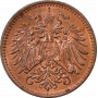 Австрия 1 геллер 1913 г., PCGS MS64 RB, "Император Франц Иосиф (1848 - 1916)"