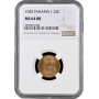 Panama 1.25 centesimo 1940, NGC MS64 RB, "Republic of Panama (1904 - 1960)"