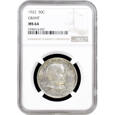 USA half dollar 1922, NGC MS64, "100th Anniversary - Birth of Ulysses S. Grant"