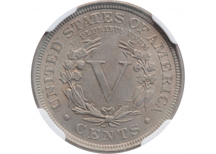 США 5 центов 1904 г., NGC MS62, "Liberty Nickel"