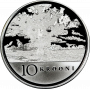 Эстония 10 крон 2008 г., PCGS PR69, "90 лет Эстонской Республике"