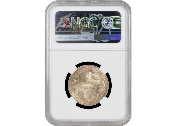 Deutsch-Neuguinea 2 Mark 1894, NGC MS62, "Deutsche Kolonie (1885 - 1915)"