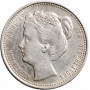 Netherlands 25 cents 1901, AU, "Queen Wilhelmina (1890 - 1948)"