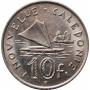 Новая Каледония 10 франков 1973 г., UNC, "Заморское сообщество Франции (1949 - 2018)"