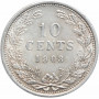 Нидерланды 10 центов 1903 г., UNC, "Королева Вильгельмина (1890 - 1948)"