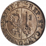 Swiss Cantons 6 deniers 1833, NGC MS64, "Canton of Geneva (1814 - 1838)"