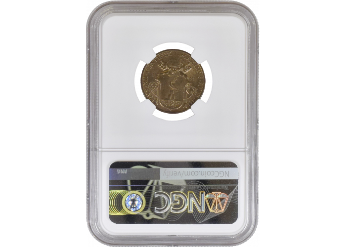 Ватикан 10 чентезимо 1941 г., NGC MS66, "Папа Пий XII (1939 - 1958)"