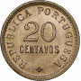 Angola 20 centavos 1921, NGC MS63, "Portuguese colony (1921 - 1974)"