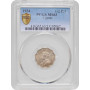 Кипр 1/2 пиастра 1934 г., PCGS MS63, "Король Георг V (1911 - 1936)"