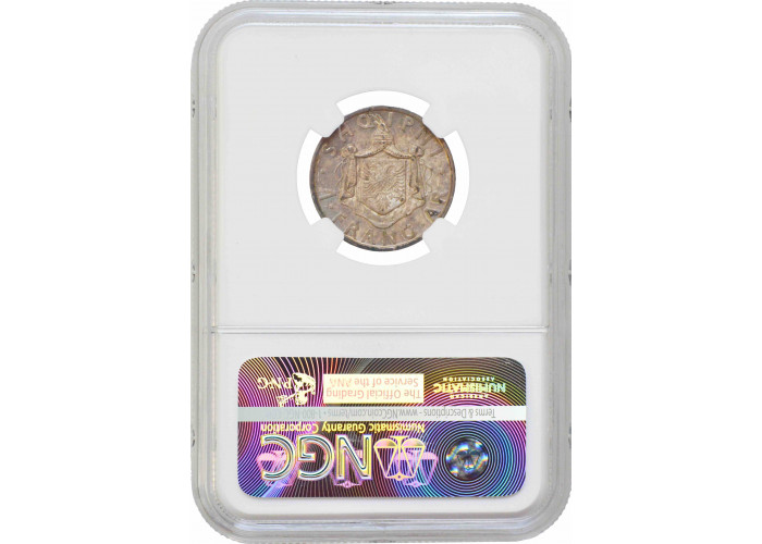 Албания 1 франг 1935 г. R, NGC MS63, "Король Зогу I (1928 - 1939)"
