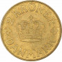 Дания 2 кроны 1925 г. HCN, PCGS MS64, "Король Кристиан X (1912 - 1947)"