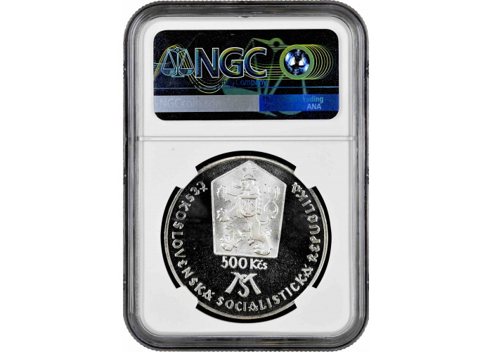 Tschechoslowakei 500 Kronen 1988, NGC PF69 UC, "Matica Slovenska" Top Pop 1/0