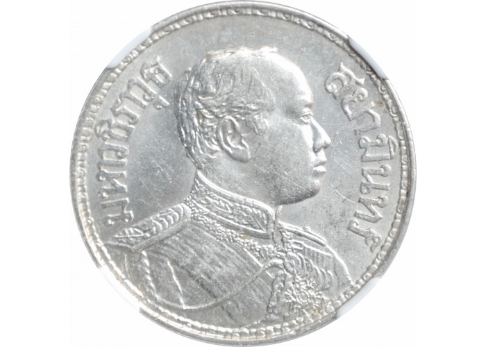 Таиланд 1 бат 1916 г., NGC MS61, "Король Рама VI (1910 - 1925)"