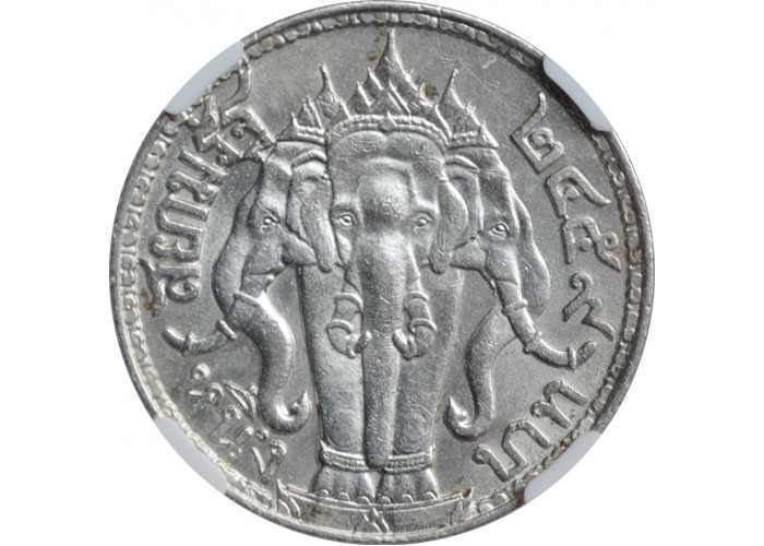 Таиланд 1 бат 1916 г., NGC MS61, "Король Рама VI (1910 - 1925)"