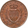 Сан-Марино 5 чентезимо 1894 г., PCGS MS65 BN, "Республика Сан-Марино (1864 - 1938)"