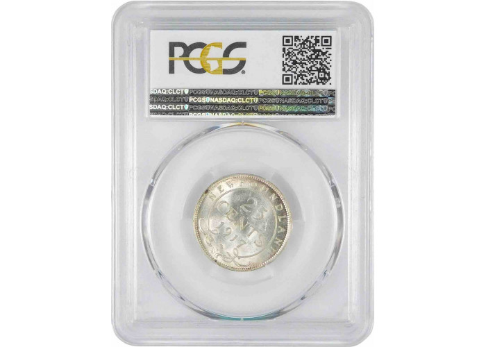 Ньюфаундленд 25 центов 1917 г. C, PCGS MS62, "Доминион (1865 - 1949)"