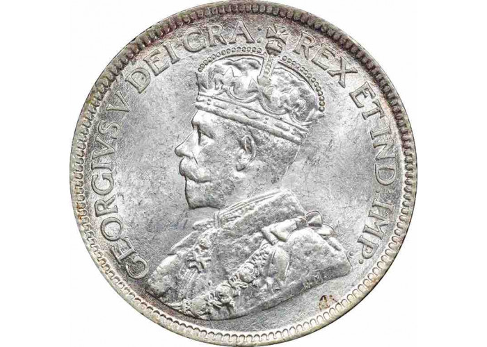 Ньюфаундленд 25 центов 1917 г. C, PCGS MS62, "Доминион (1865 - 1949)"