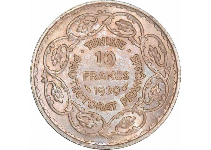 c(1939 г.), PCGS MS64, "Французский протекторат (1890 - 1957)"