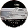 Норвегия 100 крон 2005 г., PROOF, "100 лет Независимости"