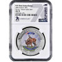 Cook Islands 5 dollars 2022, NGC MS70, "U.S. State Animal - White-Tailed Deer"