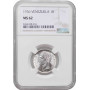 Венесуэла 1 боливар 1936 г., NGC MS62, "Соединенные Штаты Венесуэлы (1879 - 1952)"
