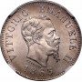 Italien 50 Centesimi 1863 M BN, NGC MS65, "Vittorio Emanuele II (1861 - 1878)"