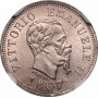 Italien 50 Centesimi 1867 M BN, NGC MS64, "Vittorio Emanuele II (1861 - 1878)"