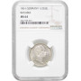 Bavaria 1/2 gulden 1861, NGC MS64, "King Maximilian II (1848 - 1864)" TopPop 2/0