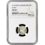 Люксембург 50 сантимов 1914 г., NGC MS64+ ESSAI, "Великая герцогиня Мария Аделаида (1912 - 1919)"