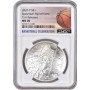 USA 1 dollar 2020 г., NGC MS70, "Basketball Hall of Fame"