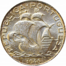 Portugal 2.5 Escudo 1946, BU, "Portugiesische Republik (1911 - 1969)"