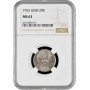 USSR 20 kopeks 1955, NGC MS63, "Soviet Union (1924 - 1958)"