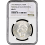 Португалия 1000 рейсов 1910 г., NGC MS63, "100 лет Пиренейской войне"