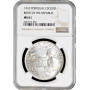 Portugal 1 Escudo 1910, NGC MS61, "Geburt der Republik" Silbermünze