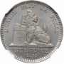 Belgium 20 centimes 1859, NGC MS64 ESSAI, "King Leopold I (1832 - 1865)"