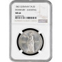 Frankfurt 1 thaler 1862, NGC MS64, "German Shooting Festival" silver coin