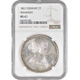 Frankfurt 2 thaler 1862, NGC MS62, "Free City of Frankfurt (1807 - 1866)"