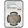 Dominican Republic 1 peso 1969, NGC MS66, "125th Anniversary of the Republic"