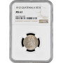 Guatemala 1 real 1912, NGC MS63, "Real (1838 - 1912)" Cu-Ni coin