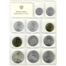 Poland coins set 1976, BU, "People's Republic (1950 - 1990)"