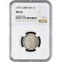 Great Britain 1 shilling 1873, NGC MS64, "Queen Victoria (1838 - 1901)" silver