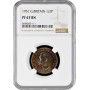 Great Britain 1/2 penny 1951, NGC PF67 BN, "George VI (1937 - 1952)" Top Pop 1/0