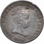 Spain 1 real 1848 M CL, AU, "Queen Isabel II (1847 - 1864)" silver coin