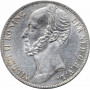 Netherlands 1 gulden 1847, UNC, "King William II (1840 - 1849)" silver coin