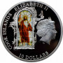 Cook Islands 10 dollars 2012, PROOF, "Windows of Heaven - St. Isaac's Cathedral"