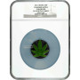 Benin 100 francs 2011, NGC PR69 UC, "Cannabis sativa colorized" silver Top Pop